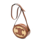 Shoulder Bag Triomphe Oval Crossbody Brown Triomphe Canvas