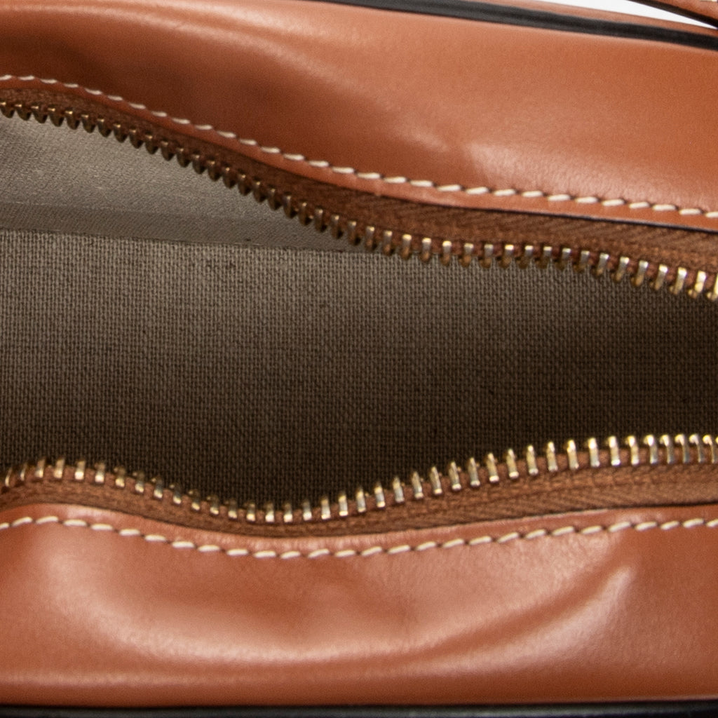 Shoulder Bag Triomphe Oval Crossbody Brown Triomphe Canvas