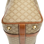 Handbag Vintage Mini Boston Beige Macadam Coated Canvas