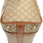 Handbag Vintage Mini Boston Beige Macadam Coated Canvas