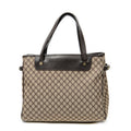 Shoulder Bag Vintage Square Open Tote Beige Macadam Canvas