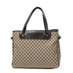 Shoulder Bag Vintage Square Open Tote Beige Macadam Canvas