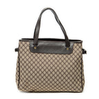 Shoulder Bag Vintage Square Open Tote Beige Macadam Canvas
