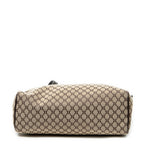 Shoulder Bag Vintage Square Open Tote Beige Macadam Canvas