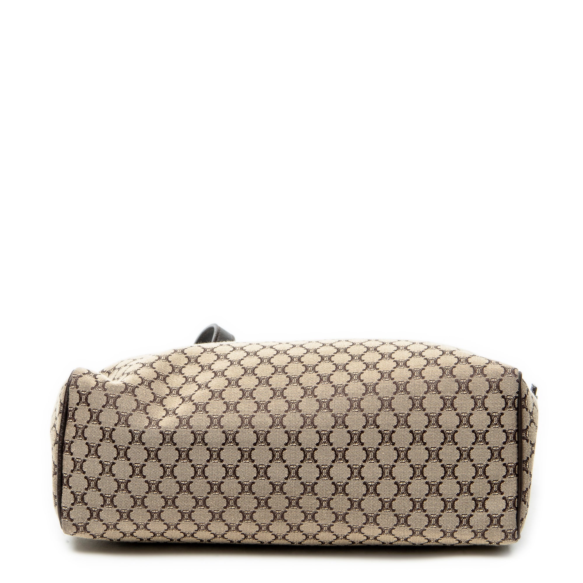 Shoulder Bag Vintage Square Open Tote Beige Macadam Canvas