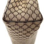 Shoulder Bag Vintage Square Open Tote Beige Macadam Canvas