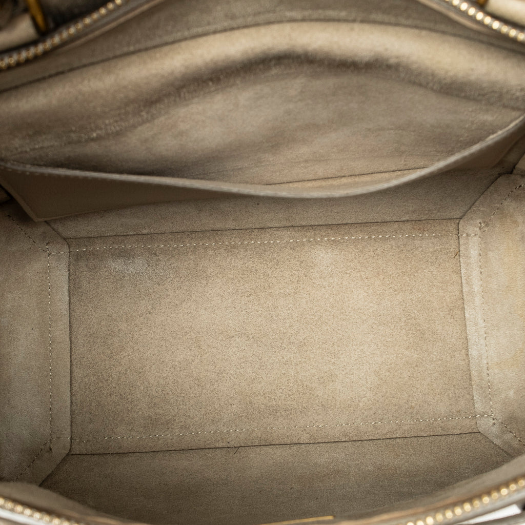 Shoulder Bag Micro Belt Bag Beige Grained Leather