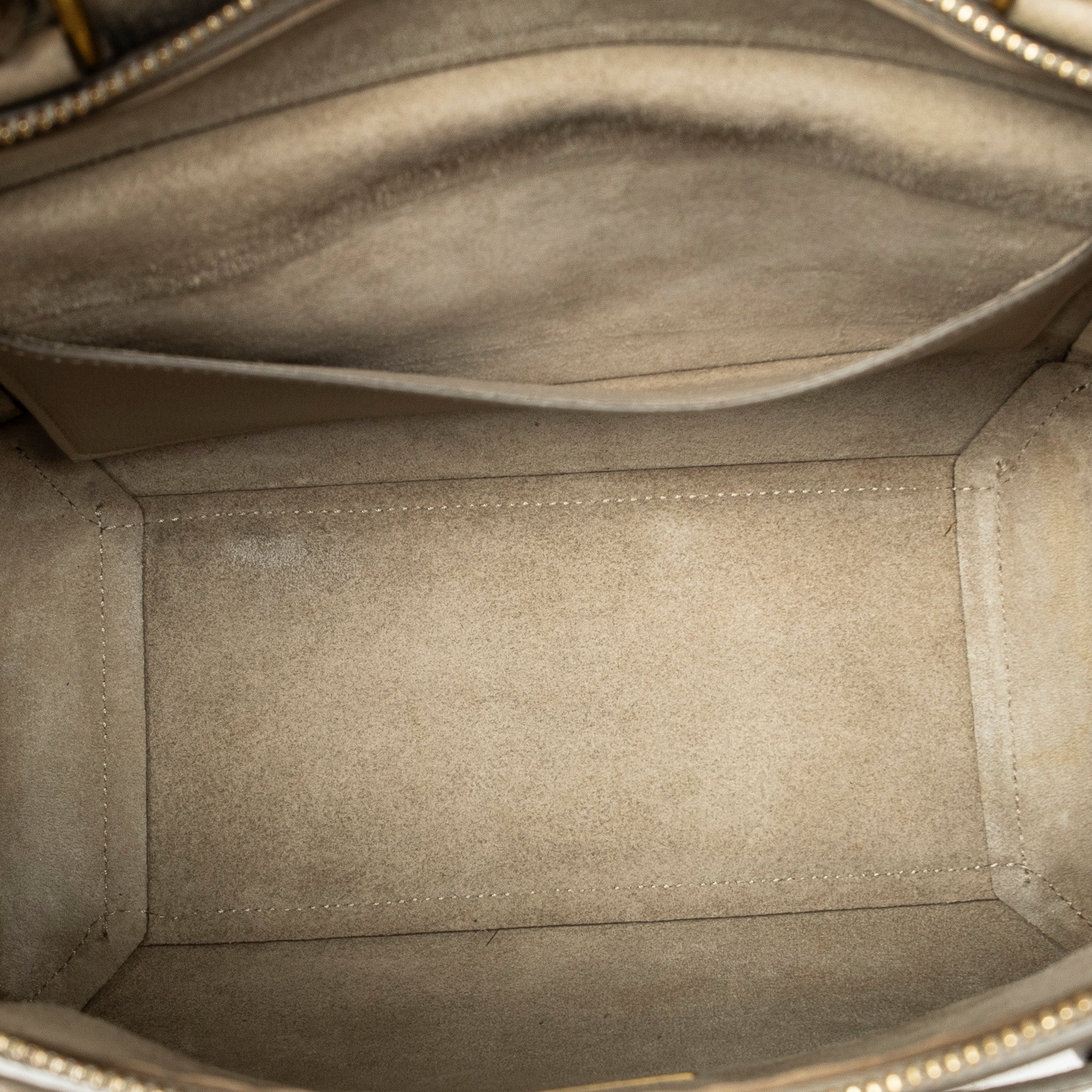 Shoulder Bag Micro Belt Bag Beige Grained Leather