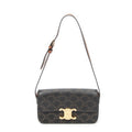 Shoulder Bag Claude Brown Triomphe Coated Canvas