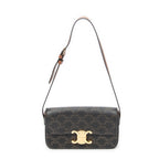 Shoulder Bag Claude Brown Triomphe Coated Canvas