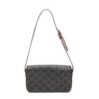 Shoulder Bag Claude Brown Triomphe Coated Canvas