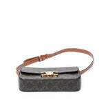 Shoulder Bag Claude Brown Triomphe Coated Canvas