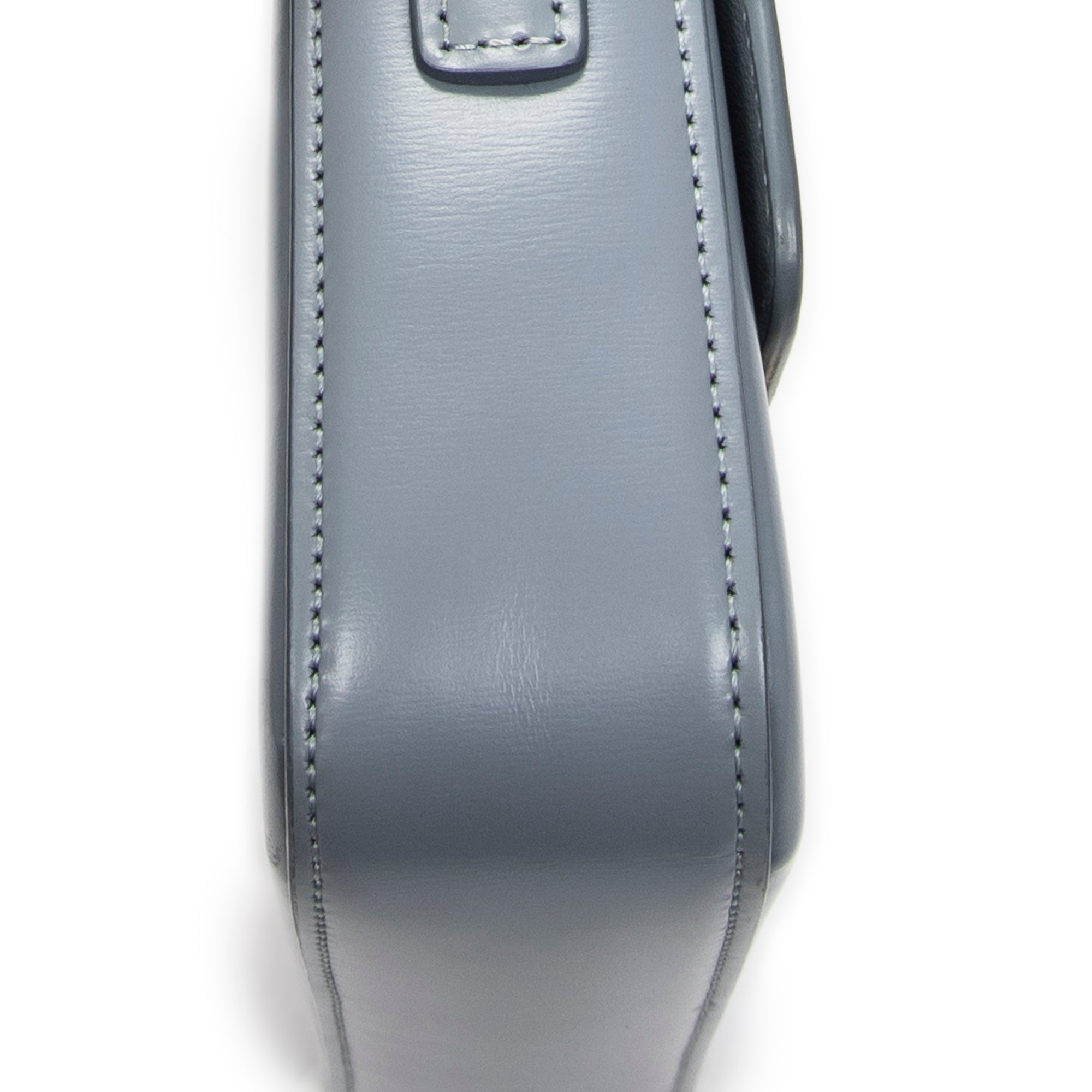 Shoulder Bag Claude Light Blue Smooth Leather