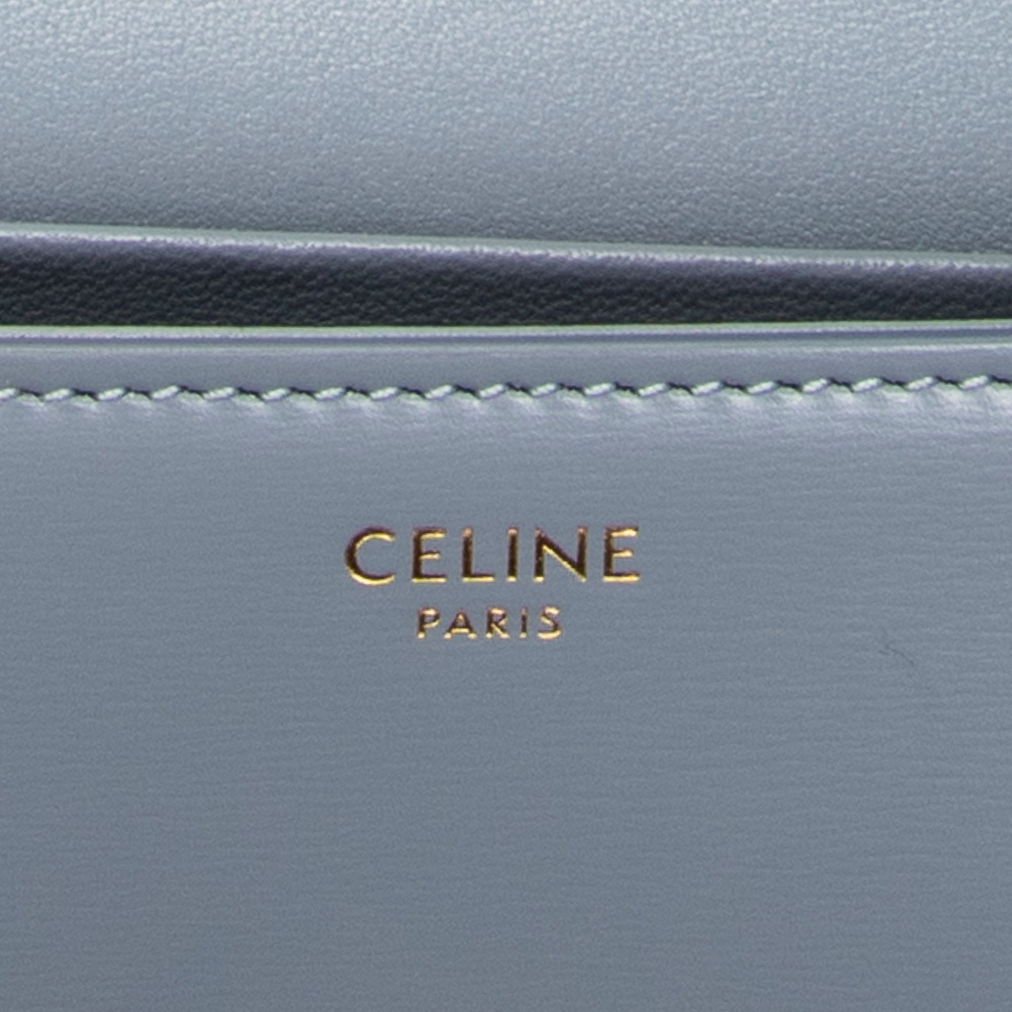 Shoulder Bag Claude Light Blue Smooth Leather
