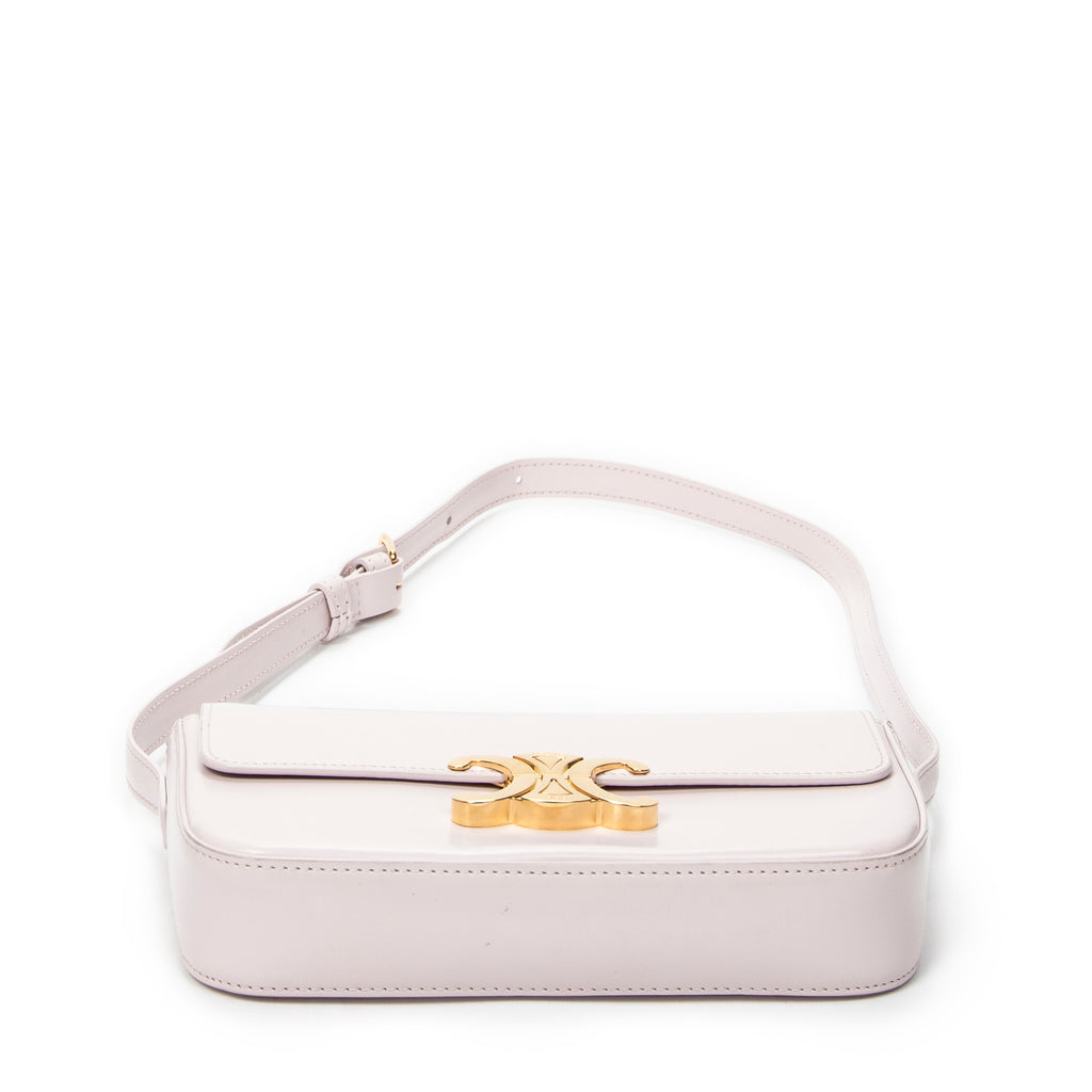 Shoulder Bag Claude Pink Smooth Leather