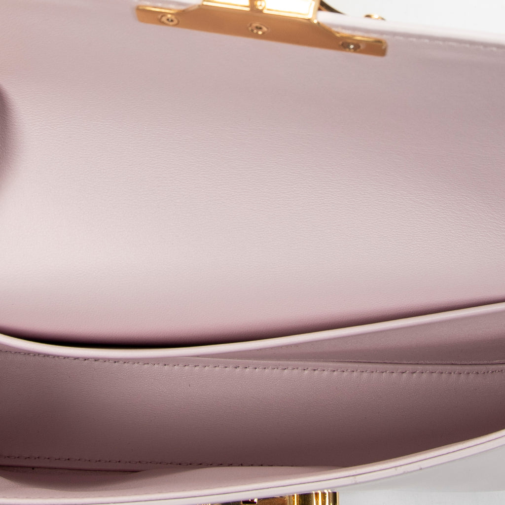 Shoulder Bag Claude Pink Smooth Leather