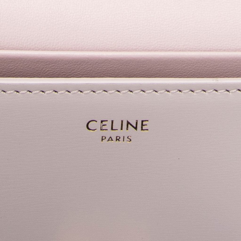 Shoulder Bag Claude Pink Smooth Leather