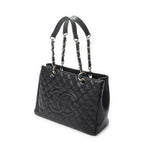 Shoulder Bag Grand Shopping Tote Black Quilted Caviar Leather