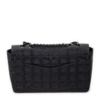 Shoulder Bag New Travel Line East West Chain Flap Black Travel Line Nylon Canvas