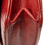 Shoulder Bag Classic Wallet On Chain Red Quilted Caviar Leather