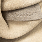 Shoulder Bag Mini Drew Taupe Goatskin Leather