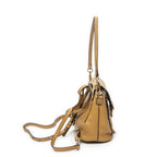 Backpack Small Faye Backpack Green Grained Calfskin Leather