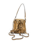 Backpack Small Faye Backpack Green Grained Calfskin Leather