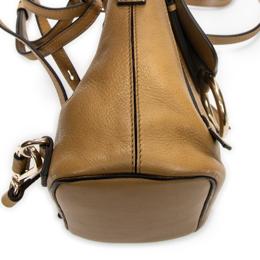 Backpack Small Faye Backpack Green Grained Calfskin Leather