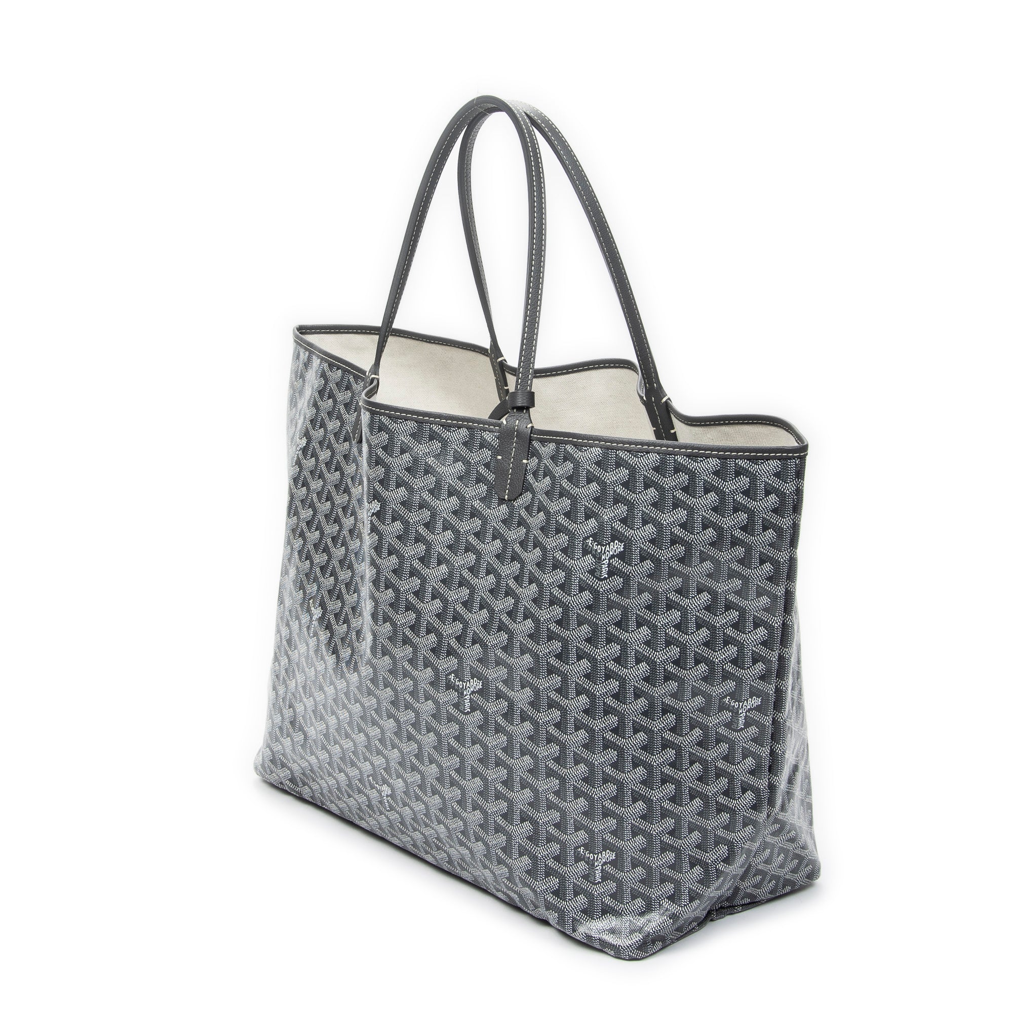 Shoulder Bag Saint Louis GM Grey Goyardine Coated Canvas