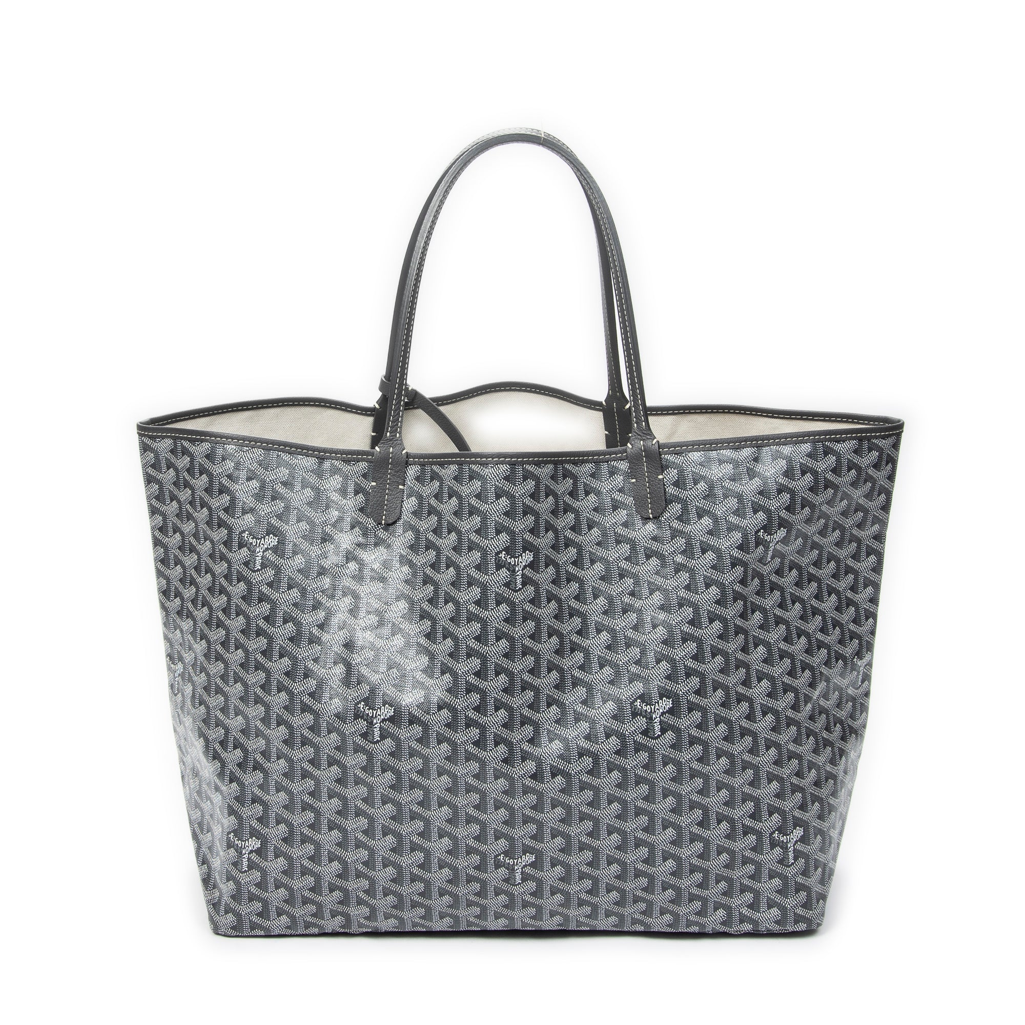 Shoulder Bag Saint Louis GM Grey Goyardine Coated Canvas