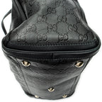 Shoulder Bag Large Charm Tote Black Guccissima Leather