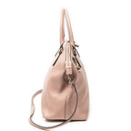 Shoulder Bag Large GG Charm Dome Tote Pink Grained Leather