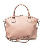 Shoulder Bag Large GG Charm Dome Tote Pink Grained Leather