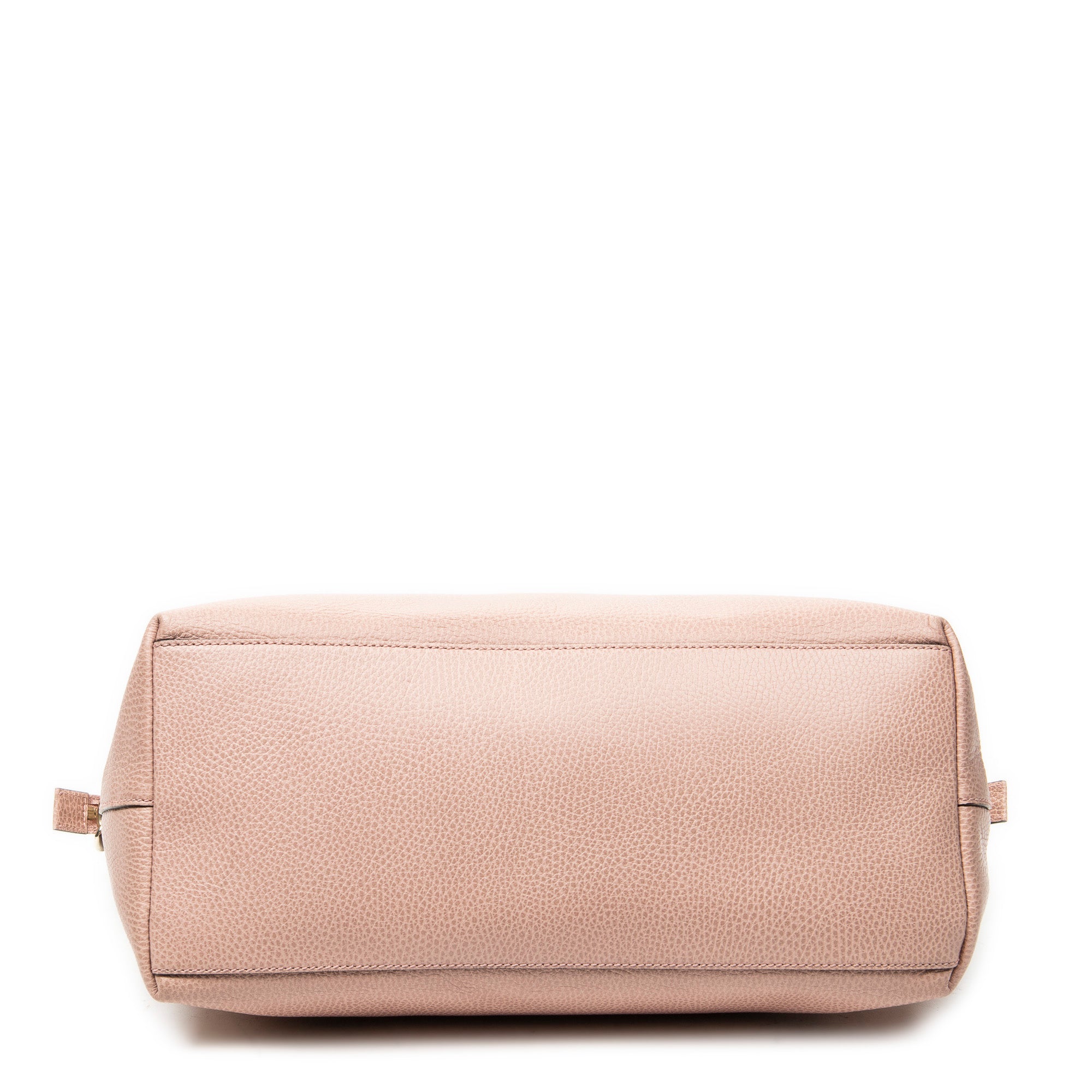 Shoulder Bag Large GG Charm Dome Tote Pink Grained Leather