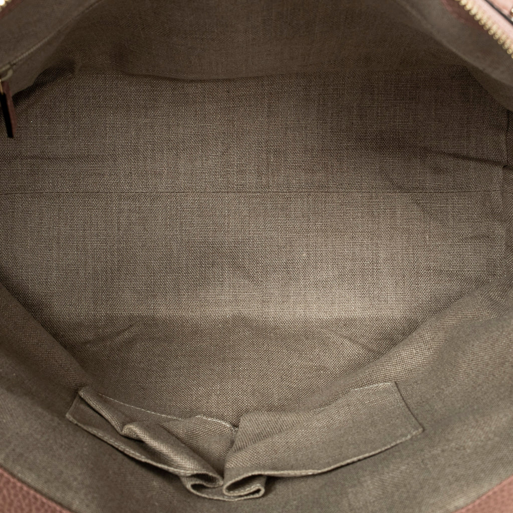 Shoulder Bag Large GG Charm Dome Tote Pink Grained Leather
