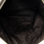Shoulder Bag Medium Charm Top Handle Beige Monogrammed Canvas