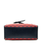 Shoulder Bag GG Tote Red Monogrammed Canvas