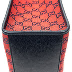 Shoulder Bag GG Tote Red Monogrammed Canvas