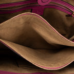 Shoulder Bag Convertible Top Handle Beige Supreme Coated Canvas
