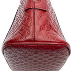 Shoulder Bag Mini Dome Tote Red Microguccissima Leather
