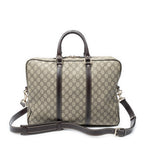 Shoulder Bag GG Briefcase Beige Supreme Coated Canvas