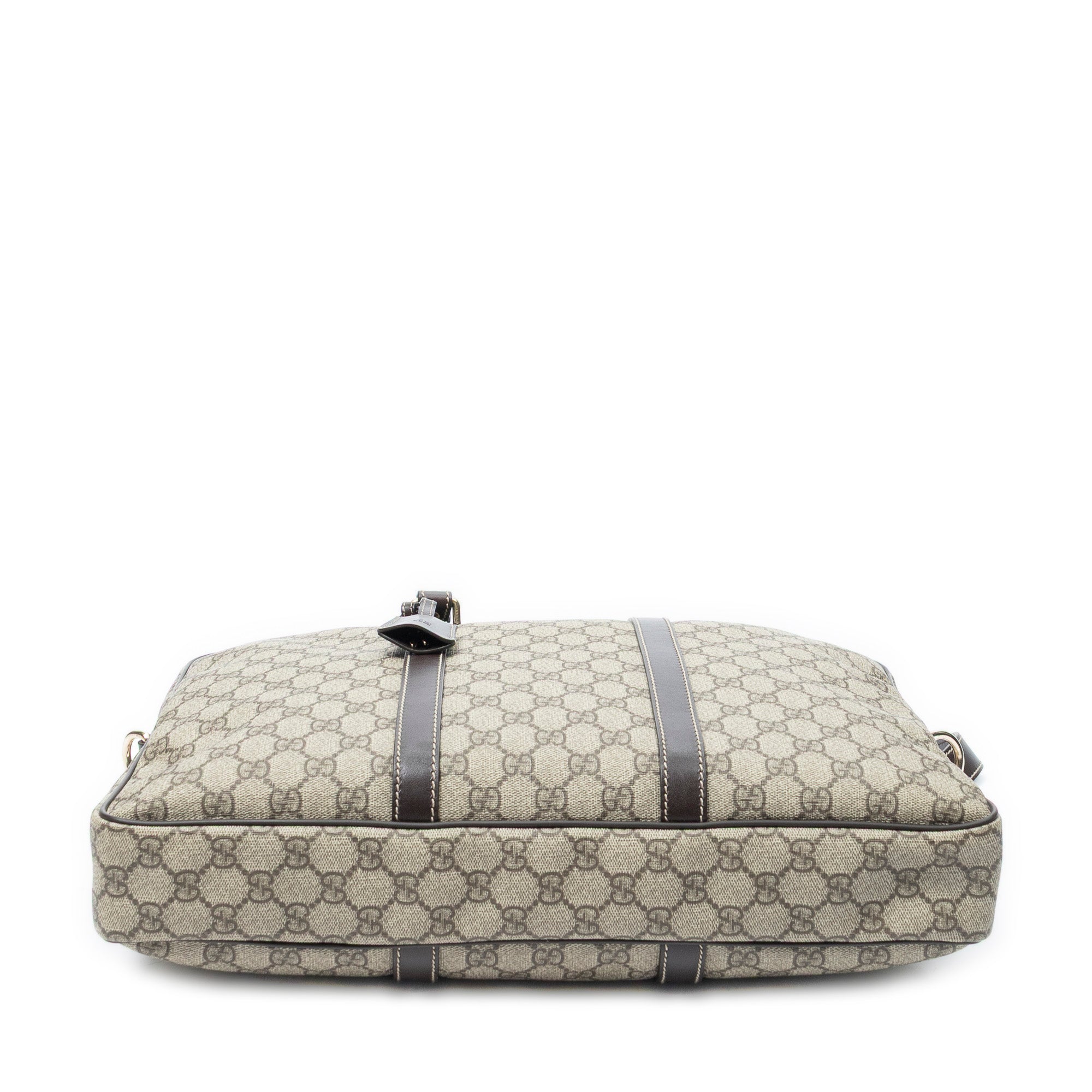 Shoulder Bag GG Briefcase Beige Supreme Coated Canvas