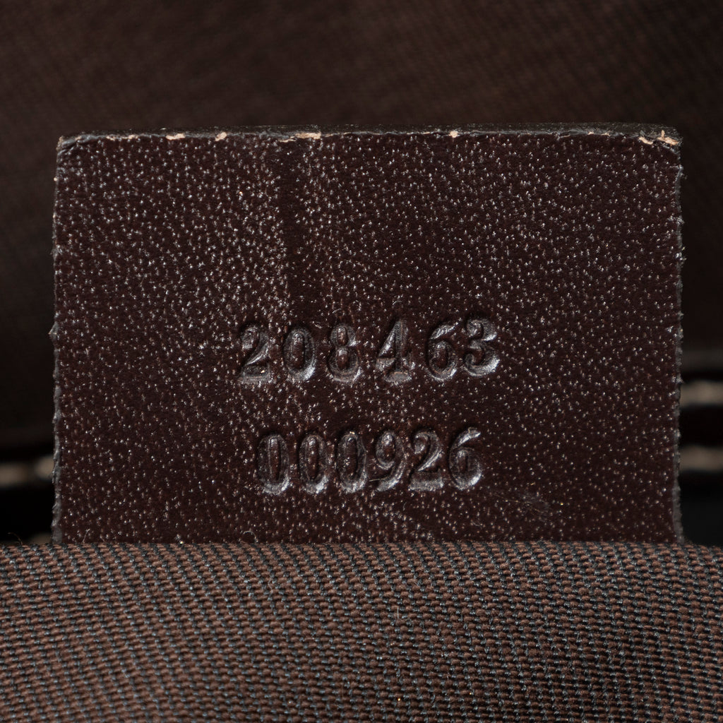 Shoulder Bag GG Briefcase Beige Supreme Coated Canvas