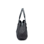 Shoulder Bag Abbey Hobo Diagonal Black Monogrammed Denim Canvas