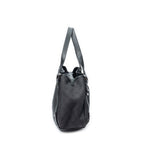 Shoulder Bag Abbey Hobo Diagonal Black Monogrammed Denim Canvas