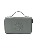 Clutch Soho Clutch Grey Calfskin Leather