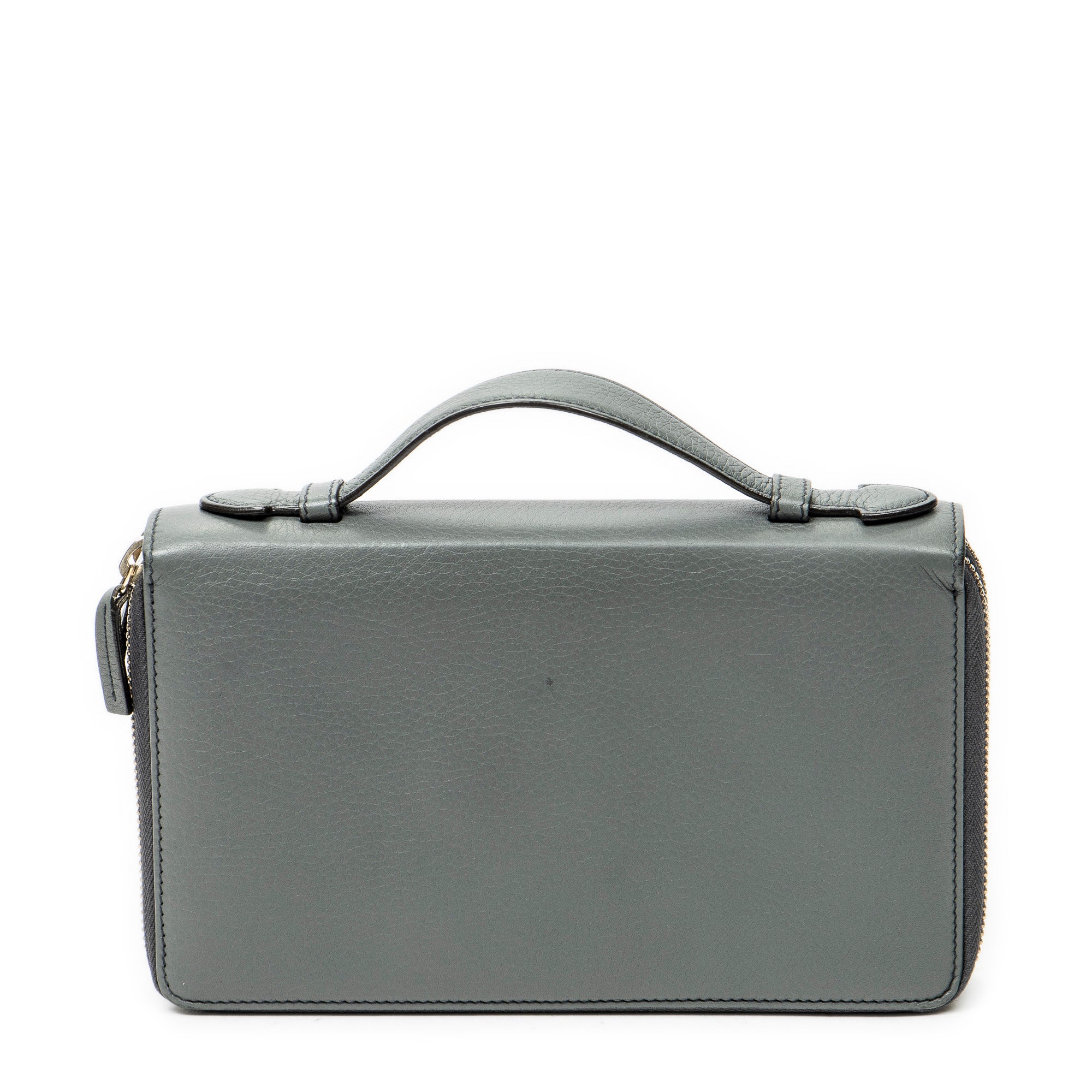 Clutch Soho Clutch Grey Calfskin Leather