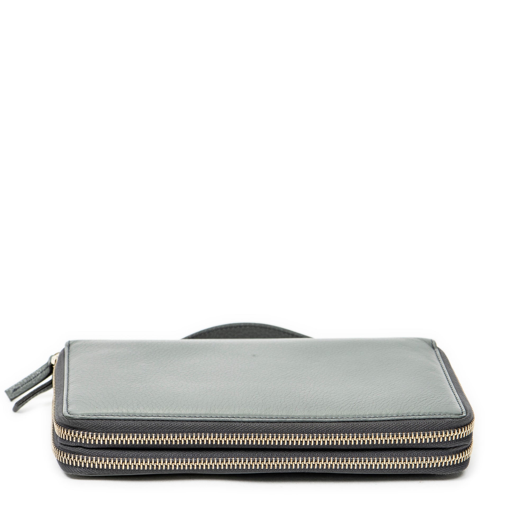 Clutch Soho Clutch Grey Calfskin Leather