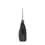 Shoulder Bag Zip Hobo Black Monogrammed Canvas