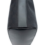 Shoulder Bag Zip Hobo Black Monogrammed Canvas